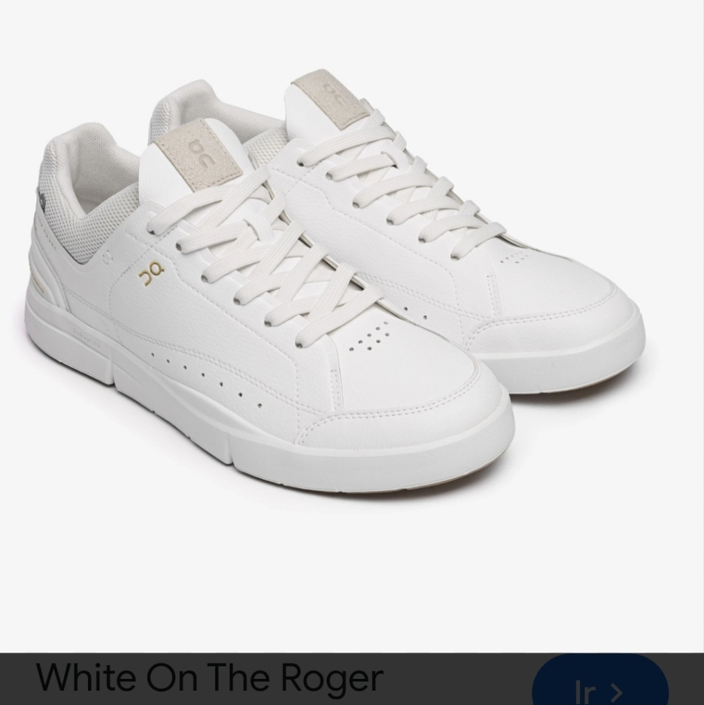 White On Running Sneakers
